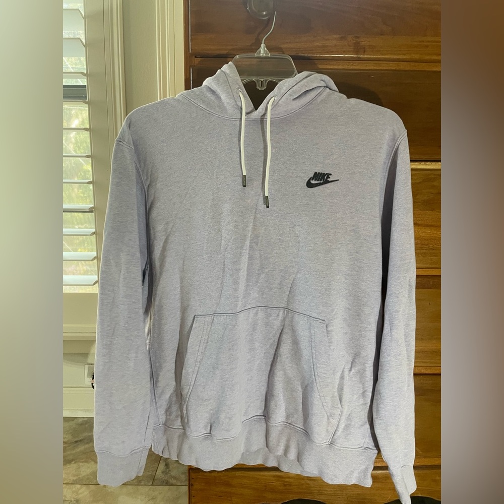 Nike lavender hoodie.
